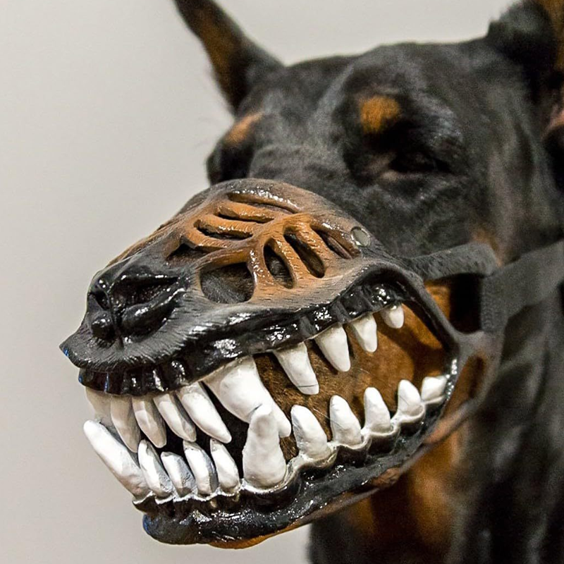 ๐ Halloween Dog Costume Muzzle โ Funny Monster Mouth Pet Costume