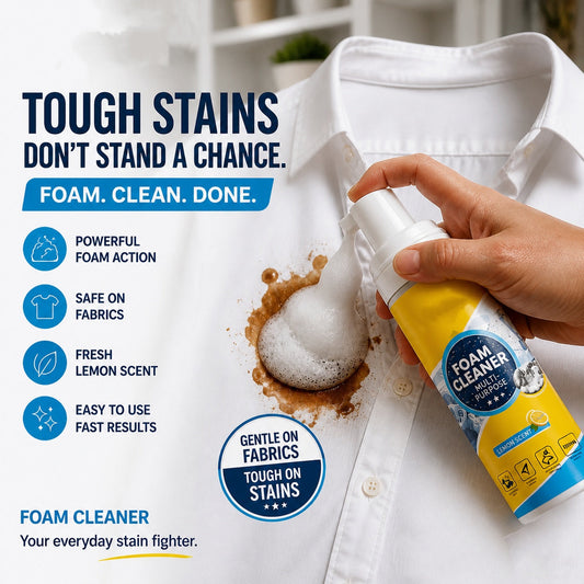 💞Grease & Stain Remover – Foam action, no harsh chemicals. Works on coffee, ink & oil. A true all‑rounder. 🏠✅
