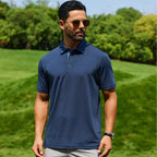 3-Pack Men's Polo Shirts – Soft Breathable Cotton, Comfortable Short Sleeve Casual Fit, Classic Collared Polo Shirts for Work, Golf, Travel & Everyday Wear