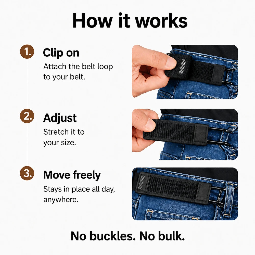 Buckle-Free Stretch Belt