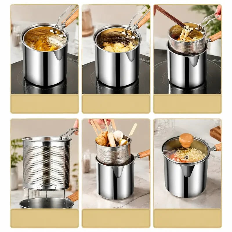 Stainless Steel Mini Deep Fryer