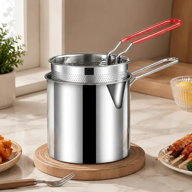 Stainless Steel Mini Deep Fryer