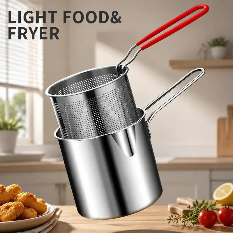 Stainless Steel Mini Deep Fryer