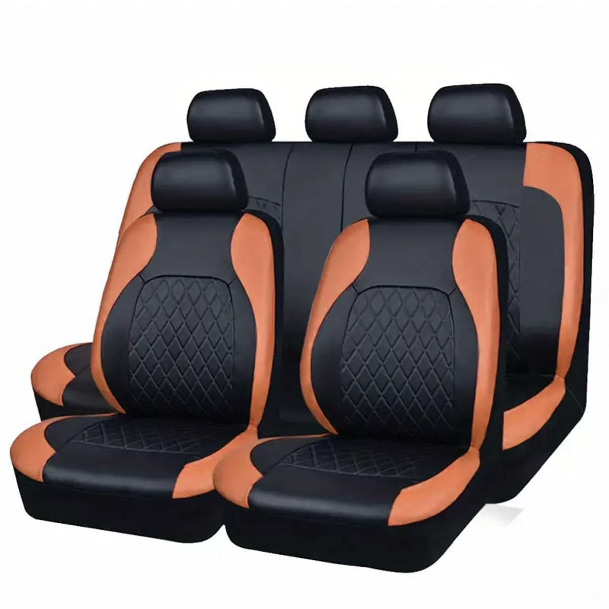 ⏳Time-Limited Special⏰9-Piece Universal Fit Leather Car Seat Cover Set