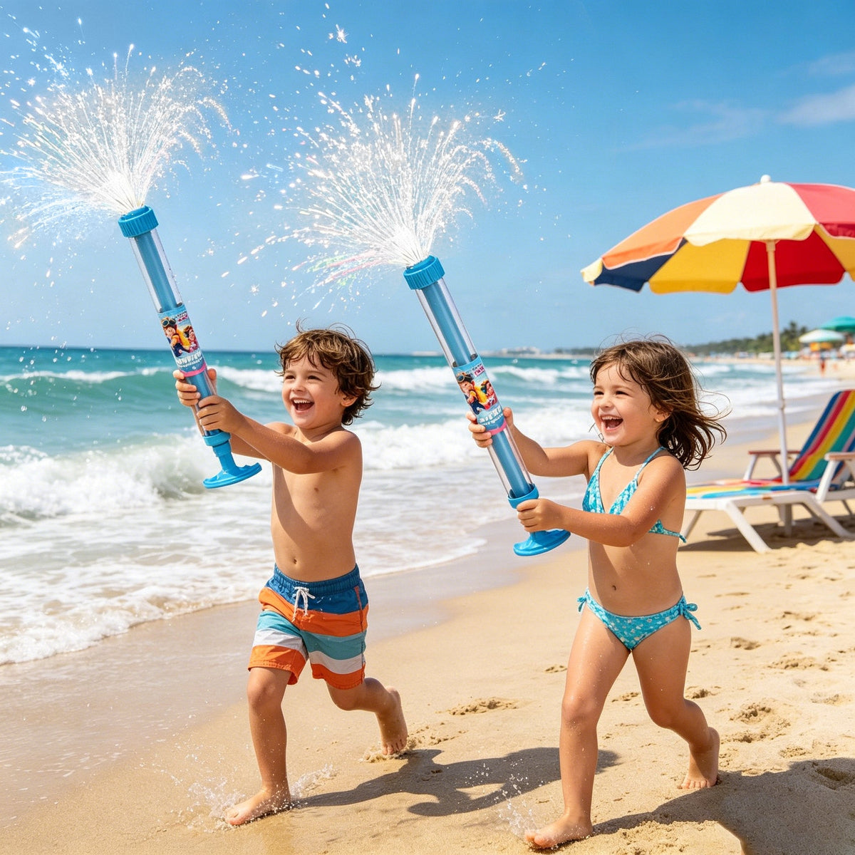 🌈 Glowing Water Blaster | Summer Fun That Pops Like Magic! ✨