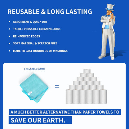 💥:One Wipe, Zero Streaks🔥: The Ultimate Ultra-Absorbent Cleaning Cloth