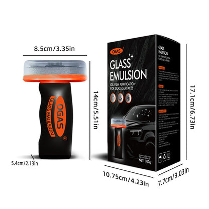 🚗🔃Automotive Handheld Oil Flmr Cream,Glass Decontamination Without Traces,Window Oil Film Cleaning,FastCleaning