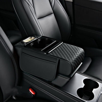 ⚡Transform Your Drive with the 4-in-1 Multi-Functional Car Armrest Organizer