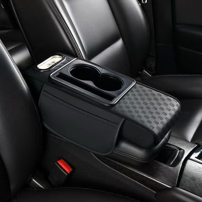 ⚡Transform Your Drive with the 4-in-1 Multi-Functional Car Armrest Organizer