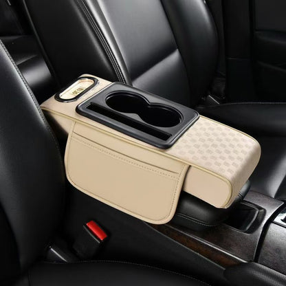 ⚡Transform Your Drive with the 4-in-1 Multi-Functional Car Armrest Organizer