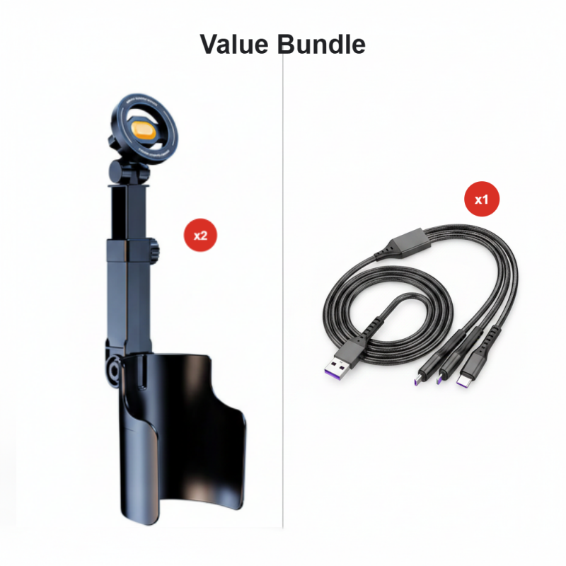 🔥Car Cup Holder Phone Mount – 360° Adjustable, Strong N52 Magnet, One-Hand Operation, Fits All Phones, Stable Magnetic & Clamp Models for Safe Driving