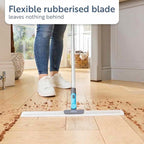 Smart Rubberized Floor Broom – Effortless Pet Hair Removal on All Smooth Flooring
