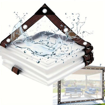 💦🌊 Heavy-Duty PVC Tarp - Weatherproof Clear Waterproof Tarp