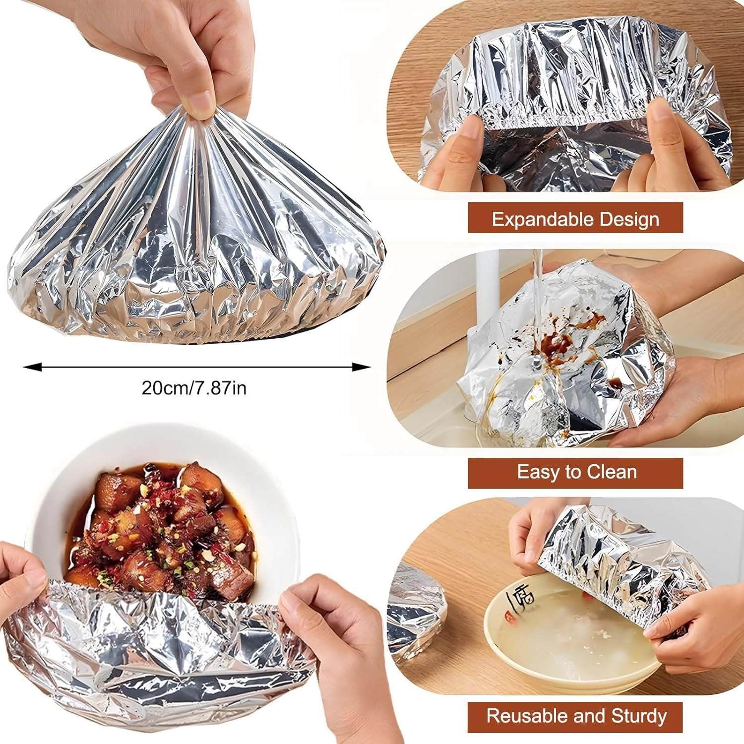 Keep Every Meal Warm Until Everyone Is Ready To Eat - Food-Grade Aluminum Foil Insulation Cover