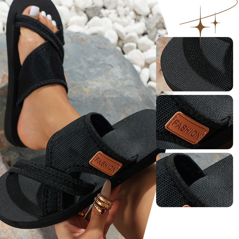 🎁 50% OFF NOW! 💥 Women's Stylish Crossband Slide Sandals – 2026 New Arrivals – Comfortable, lightweight & perfect for summer days, beach or casual wear ☀️
