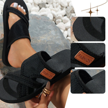 🎁 50% OFF NOW! 💥 Women's Stylish Crossband Slide Sandals – 2026 New Arrivals – Comfortable, lightweight & perfect for summer days, beach or casual wear ☀️