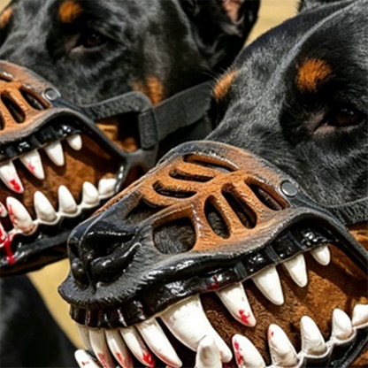 🎃 Halloween Dog Costume Muzzle – Funny Monster Mouth Pet Costume