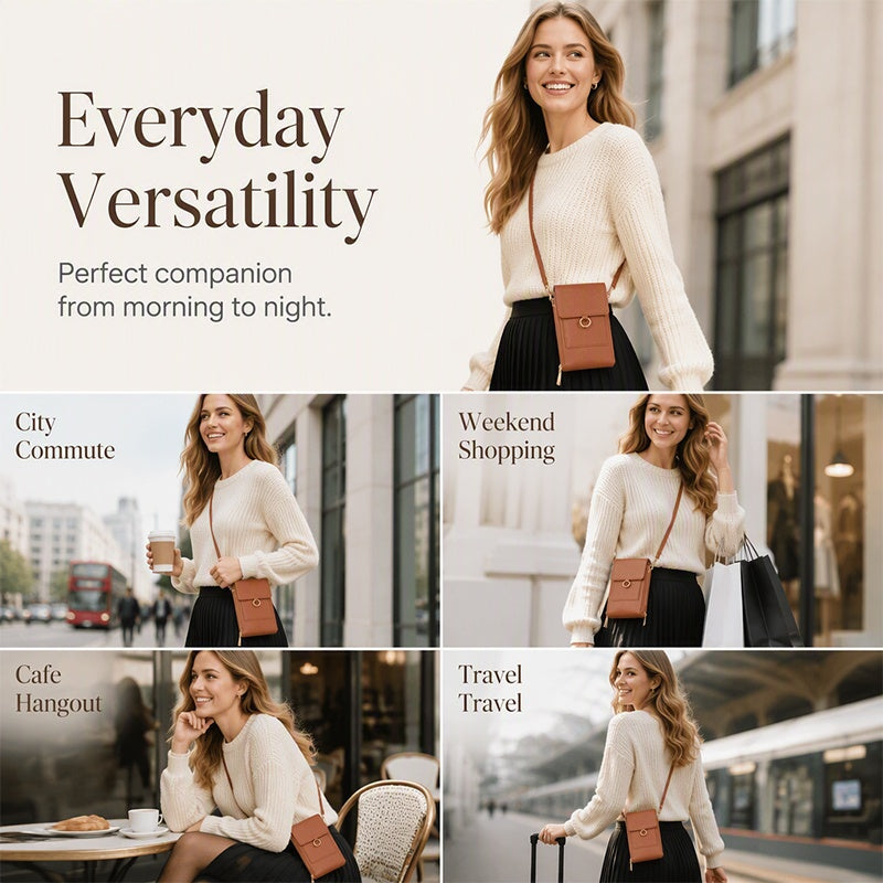 👜 Anti-Theft Touchscreen Crossbody Phone Bag