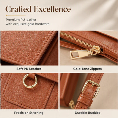 👜 Anti-Theft Touchscreen Crossbody Phone Bag